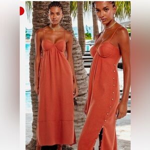 NWT VIX Paula Hermanny Iris maxi dress